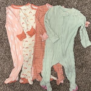 Cloud Island 3-6 month pajama bundle